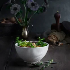 Plissé kom 3,3 l, Wit