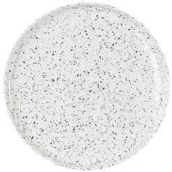 Poppi schotel 21 cm., wit-zwart