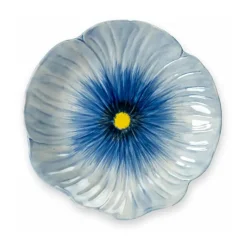 Poppy bordje 20,5x21 cm, Blauw
