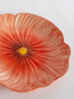 Poppy bordje 20,5x21 cm, Rood