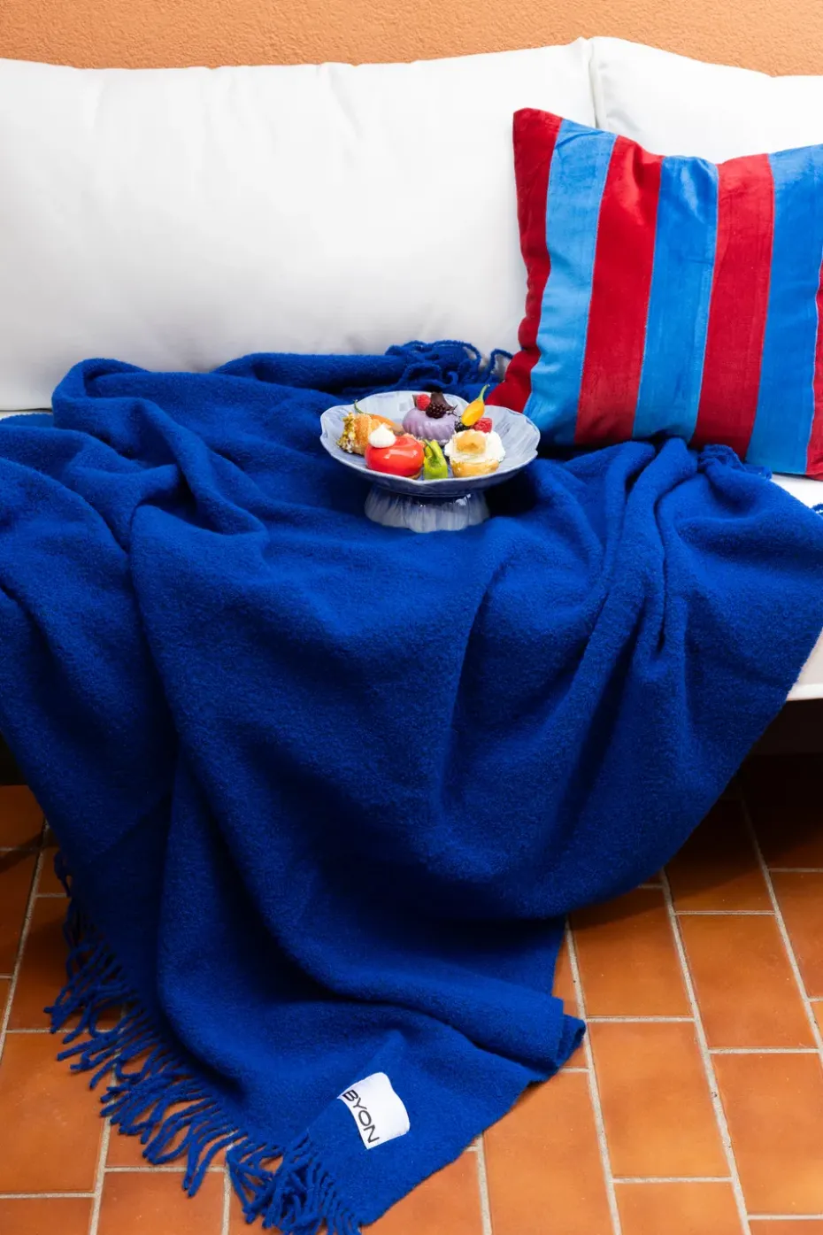 Poppy etagère Ø26 cm, Blauw