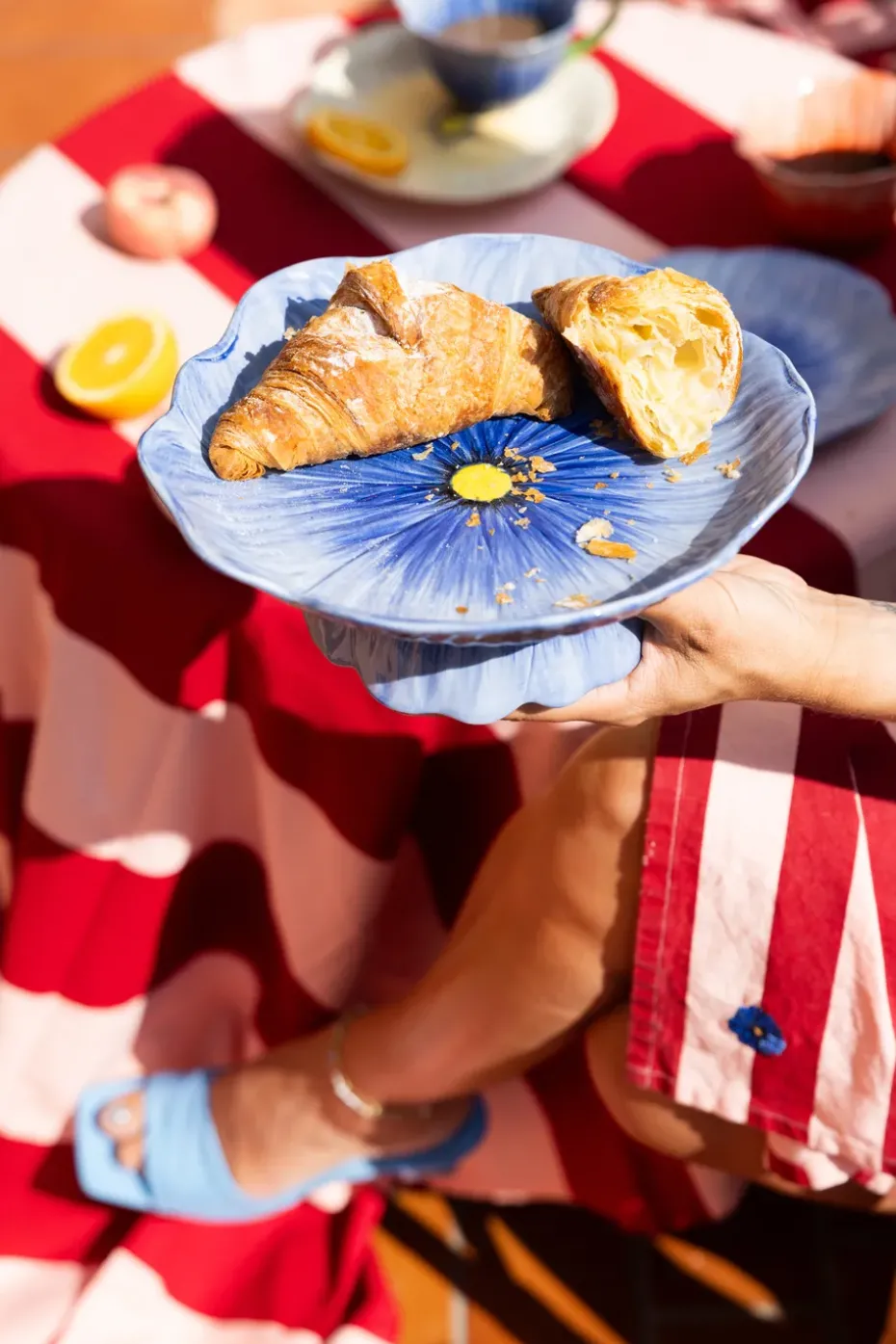 Poppy etagère Ø26 cm, Blauw