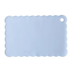 Poppy placemat 25x38 cm, Pale blue