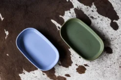 Porto serveerschotel 18x30 cm, Lichtblauw