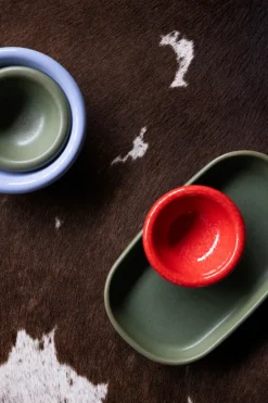 Porto serveerschotel 18x30 cm, Groen