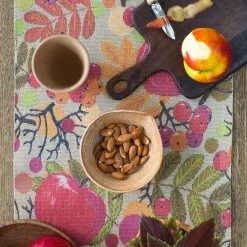 Äppelbär tafelloper 35x140 cm, Multi