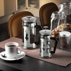 Preziosa cafetière 3 kopjes, Zilver-zwart