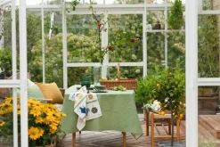 Prickruta tafellaken 145x250 cm, Groen