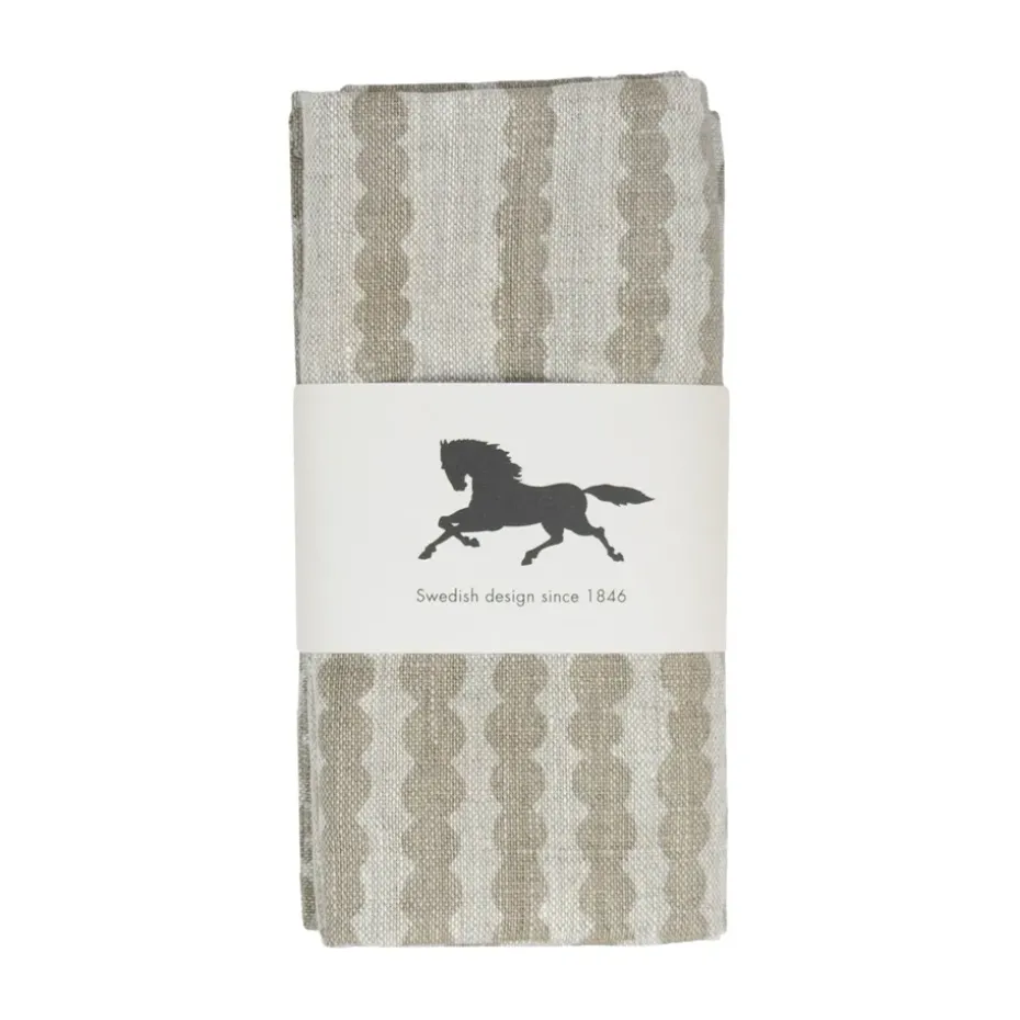 Pricktyg servet 45x45 cm 2-pack, Natuur-Taupe