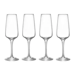 Pulse champagneglas 28 cl 4-pack, Transparant