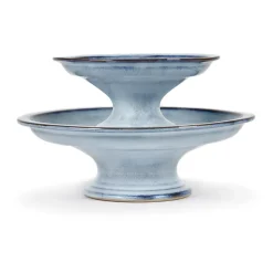 Pure taartschotel geglazuurd L Ø23,5 cm, Blue