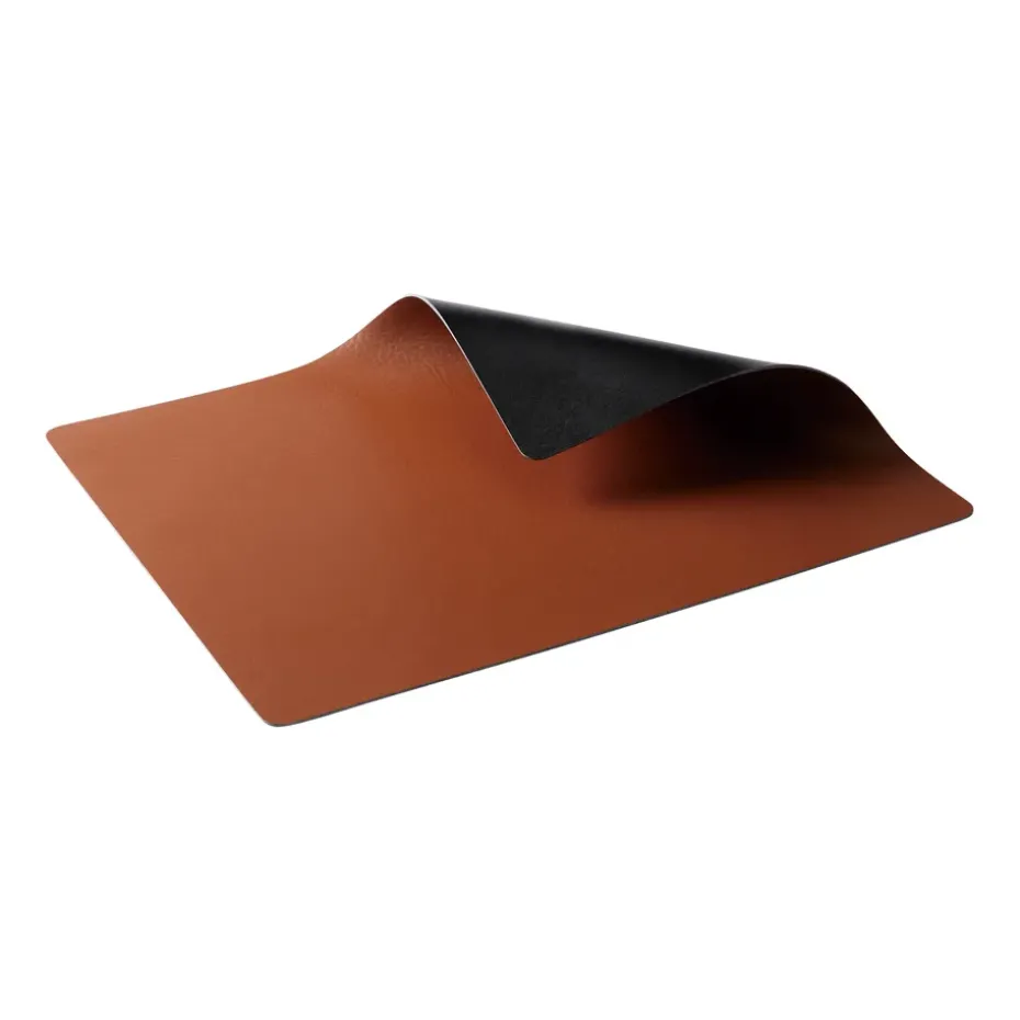 Quadro placemat dubbelzijdig 35x39 cm, Black-brown