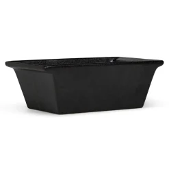 Rå zoutvaatje 6,5 cm, Zwart