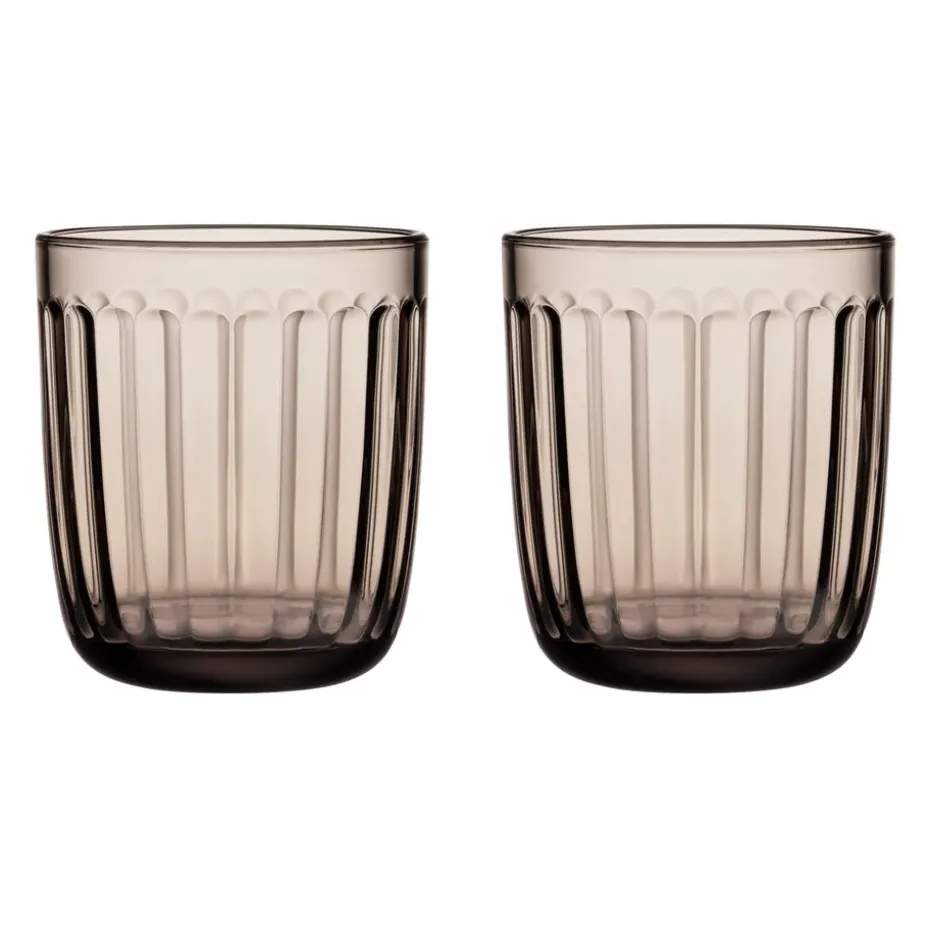 Raami drinkglas 26 cl 2-pack, Linnen