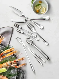 Radford oestervork, gepolijst, Roestvrij staal