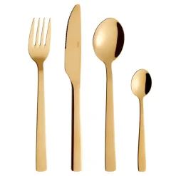 Raw bestekset 48 delig, Goud