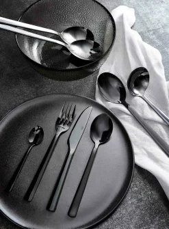 Raw bestekset 48 delig, Zwart