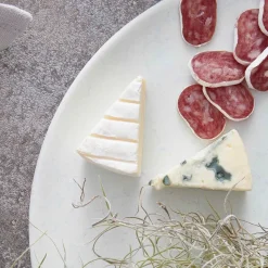 Raw bord Ø28 cm., Arctic white