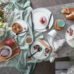 Raw bord Ø28 cm., Arctic white