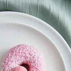 Raw bord Ø23 cm., Arctic white