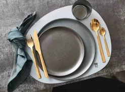 Raw dinervork 4-pack, Goud