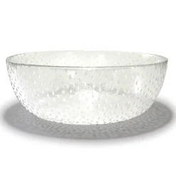 Raw glazen kom Ø26,5 cm, Helder