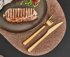 Raw grillbestek 8-delig, Goud