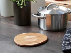 Raw pannenonderzetter magnetisch 15x17,5 cm, Teak