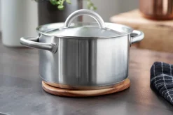 Raw pannenonderzetter magnetisch 15x17,5 cm, Teak