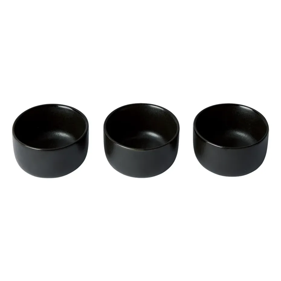 Raw schaal mini Ø7,5 cm 3-pack, Titanium Black