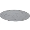 Raw serveerbord Ø34 cm., grijs met stippen