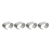 Raw servethouder 4-pack, Stainless steel