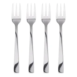 Raw taartvork 4-delig, Gepolijst roestvrij staal