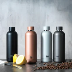 Raw thermosfles 0,5 l., metallic silver