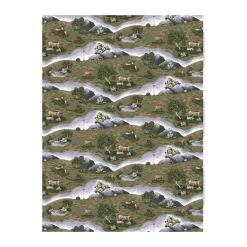 Reiniging van tafelzeil, Donkergroen