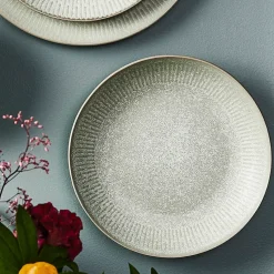 Relief soepbord Ø22 cm, Groen