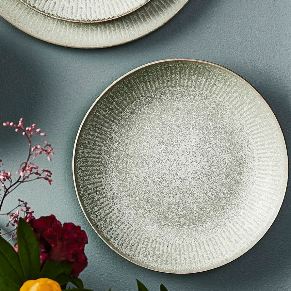 Relief soepbord Ø22 cm, Groen