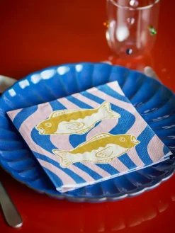 Remy papieren servet 20-pack, Blauw