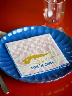 Remy papieren servet 20-pack, Blauw