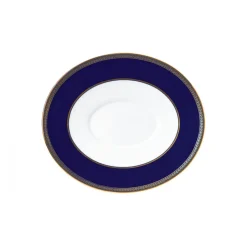 Renaissance Gold schotel voor sauskan, blauw