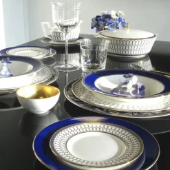 Renaissance Gold schotel voor sauskan, blauw