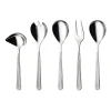 Renessanse serveerset 5-delig, Roestvrij staal