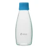 Retap Go 05 glazen fles schroefdop 50 cl, Light blue