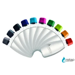 Retap waterfles 0,5 l., Zwart