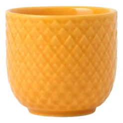 Rhombe eierdop Ø5 cm, Geel