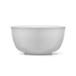 Rhombe serveerschaal Ø22 cm, wit