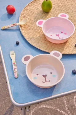 Rice beer-vormige melamineschaal 50 cl, Pink