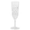 Rice champagneglas acryl, Helder