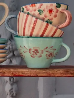 Rice keramische theekop, Vine