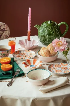 Rice keramische theepot 1,6 L, Embossed kale design